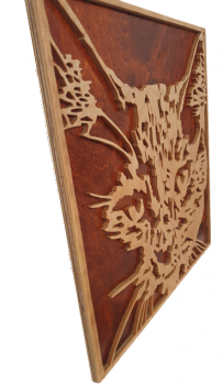 Wandbild Katze Portrait